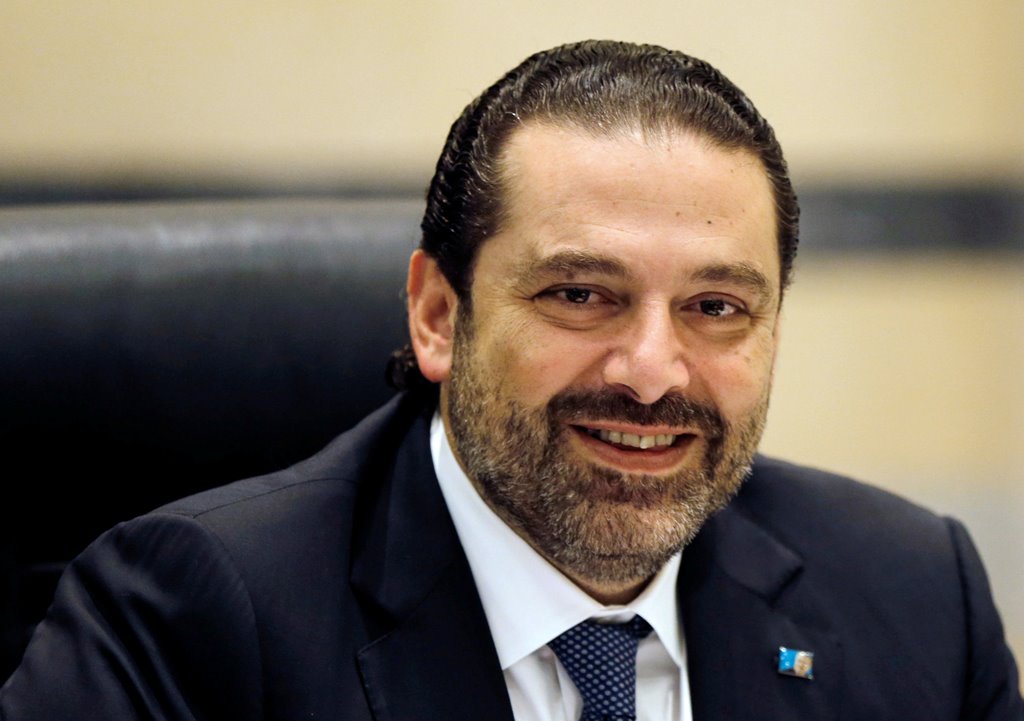 FILE PHOTO - Lebanon's Prime Minister Saad al-Hariri presides a cabinet meeting at the governmental palace in Beirut, Lebanon September 29, 2017. REUTERS/Mohamed Azakir/File Photo
