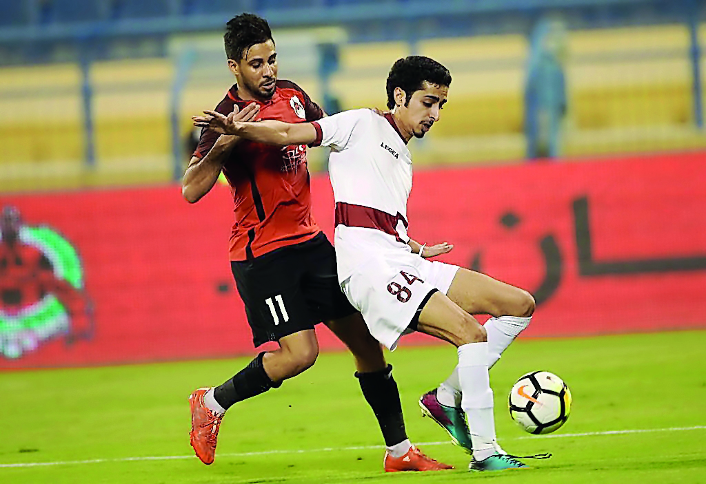 Action from last week’s QSL Cup match between Al Rayyan and Al Markhiya at Al Gharafa Stadium.