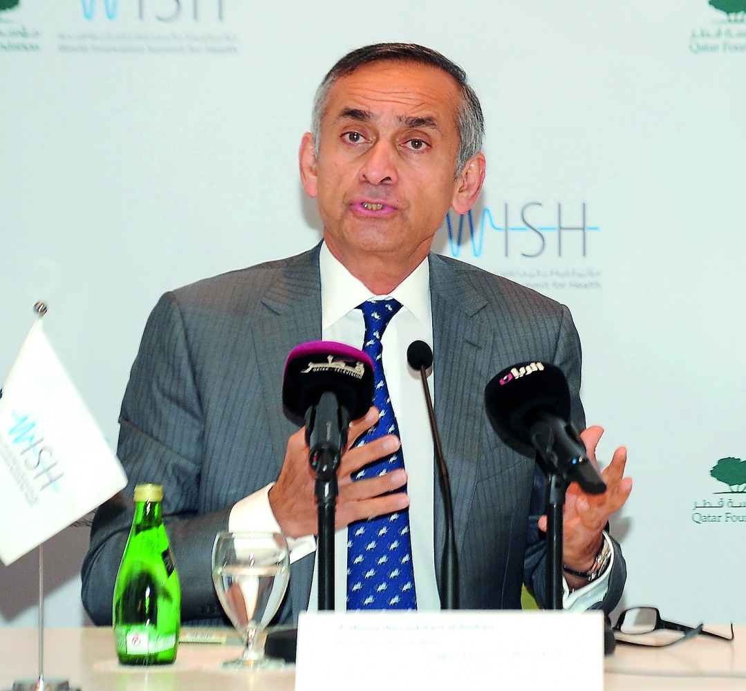 Professor The Lord Darzi of Denham, Executive Chair of WISH. Pic:  Salim Matramkot / The Peninsula