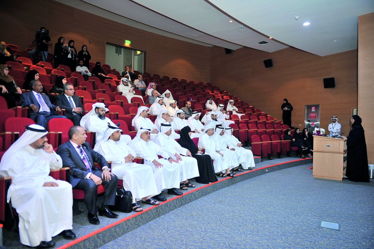 Participants at the Qatar Statistic Day 2017 held at Qatar University Research Complex yesterday. Pic: Baher Amin / The Peninsula