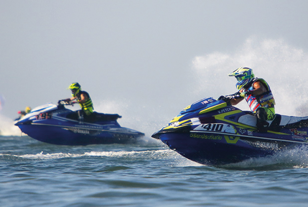 Action during the Jet Ski Aquabike World Cup 2017 which is being held in Pattaya, Thailand. Picture courtesy: www.jetski-worldcup.com