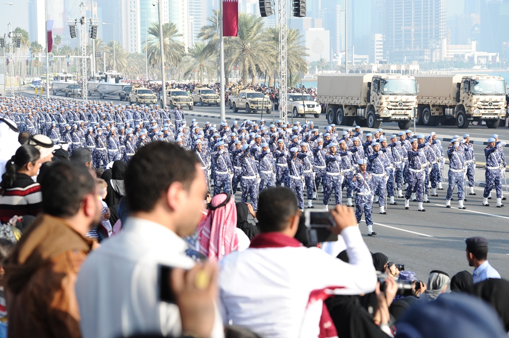 (File Photo) National Day Parade (2014) on the Corniche. Picture by: Salim Matramkot