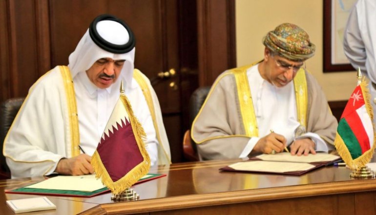 File photo of Qatar and Oman signing a MoU on food production, marketing, joint investment and export of Omani products to Qatar.