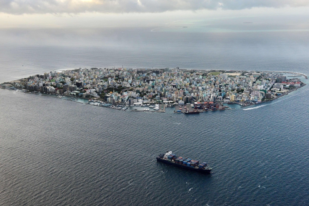 Top view of Male, Maldives. AFP file photo.