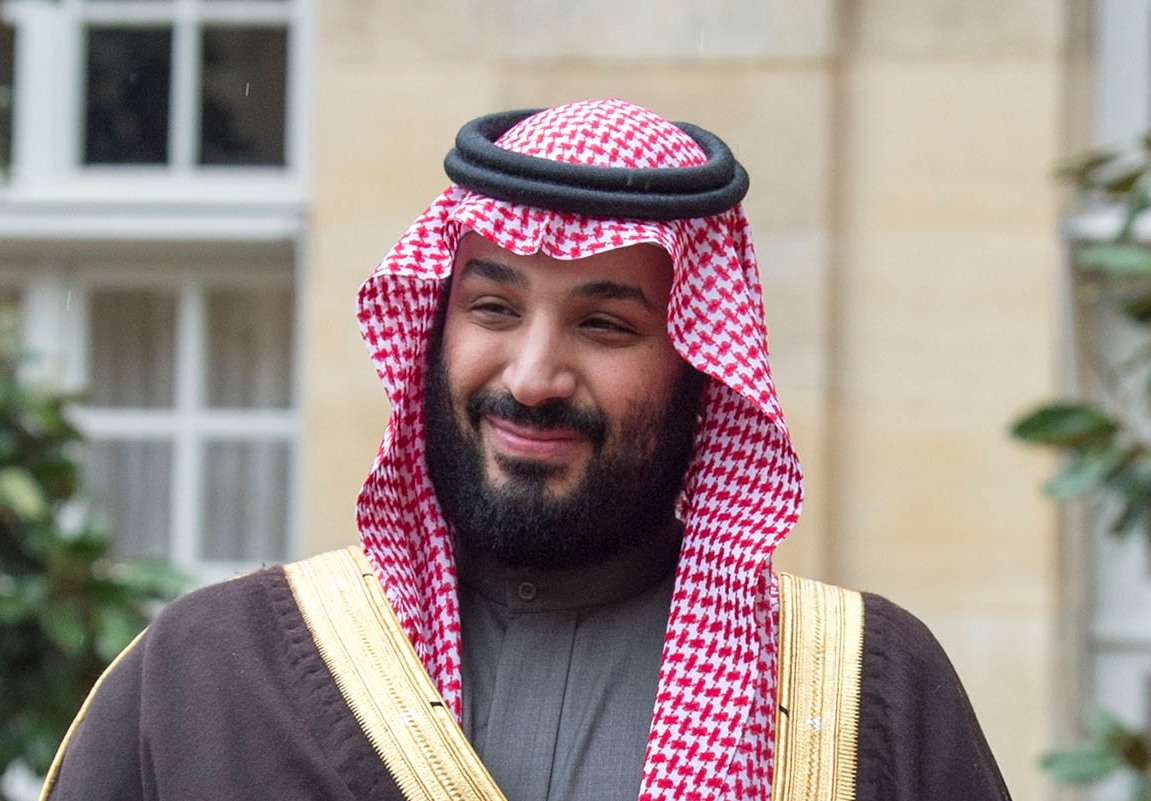 Crown Prince of Saudi Arabia Mohammed bin Salman during his official visit in Paris, France on April 09, 2018. Bandar Algaloud - Anadolu 
