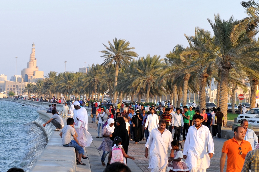 Doha Corniche. File Photo by Kammutty VP © The Peninsula