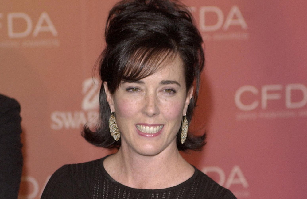 Kate Spade arrives at the Council of Fashion Designers of America awards in New York on June 2, 2003, at the New York Public Library. Reuters/Chip East