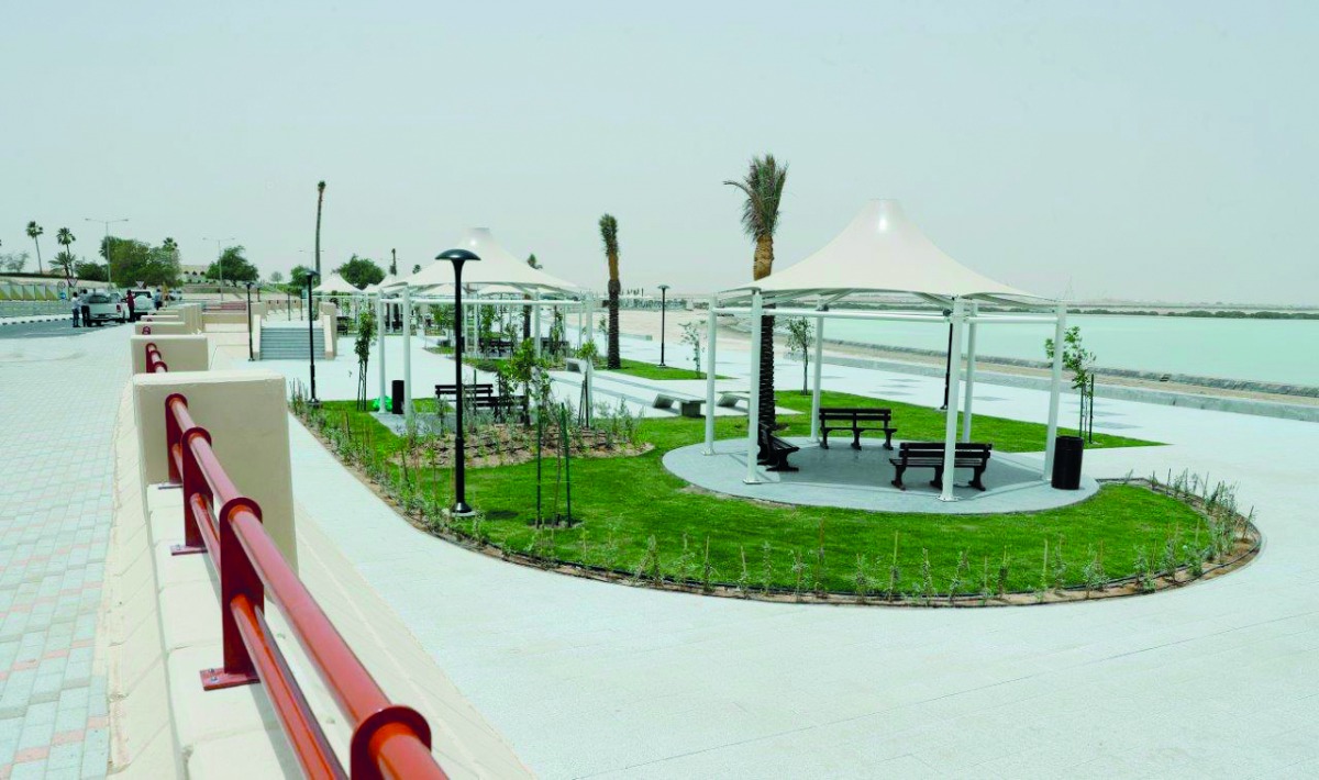 A view of the Corniche of Al Khor, which was opened after renovation.