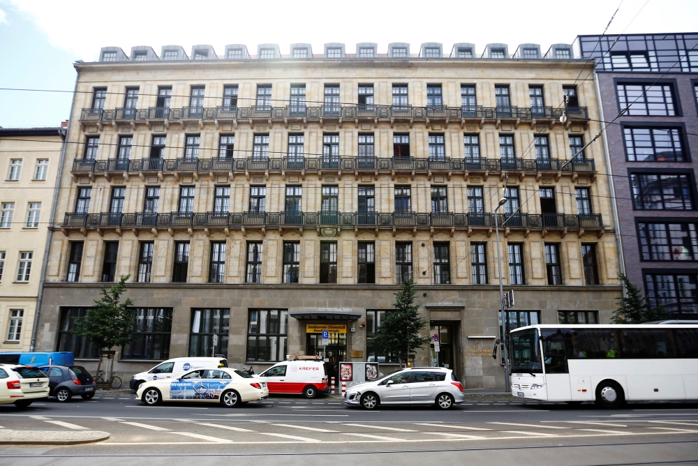 The former Hotel Baltic, now a senior citizen home and soon office space is pictured in Berlin, Germany, June 18, 2018. Picture taken June 18, 2018. REUTERS/Hannibal Hanschke