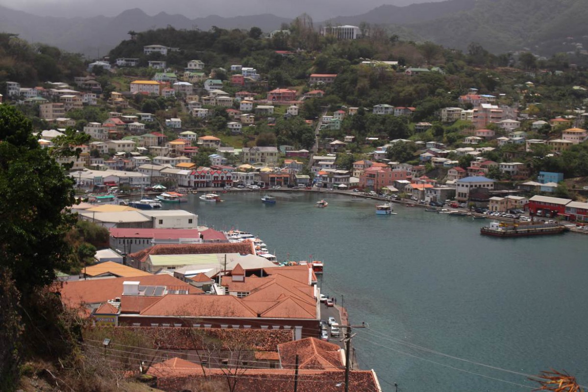 The harbour is seen in St. George's, the capital of the Caribbean island nation of Grenada, June 1, 2018. Thomson Reuters Foundation/Sophie Hares