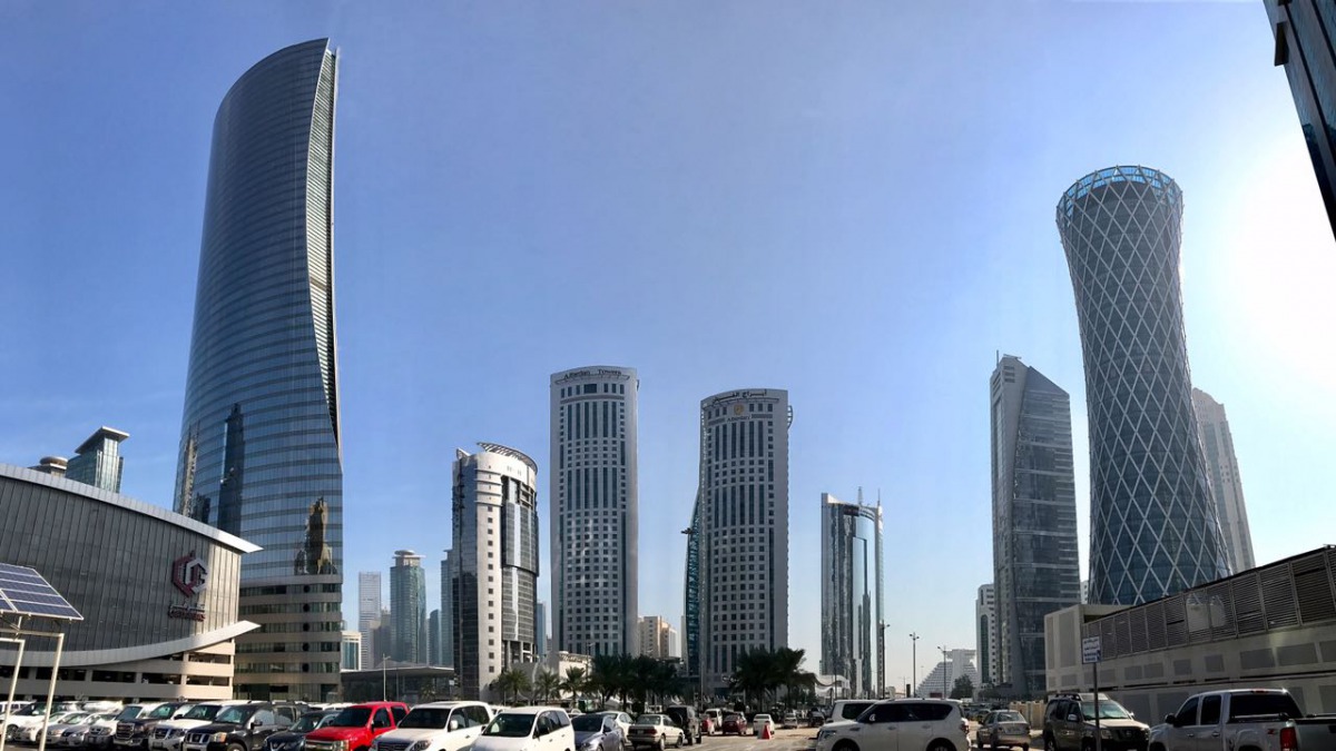 A view of West Bay skyline (pic: Qassim Rehmatullah)