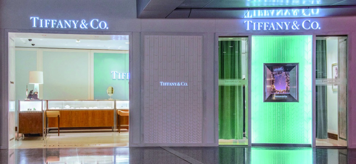 The Tiffany & Co. boutique.