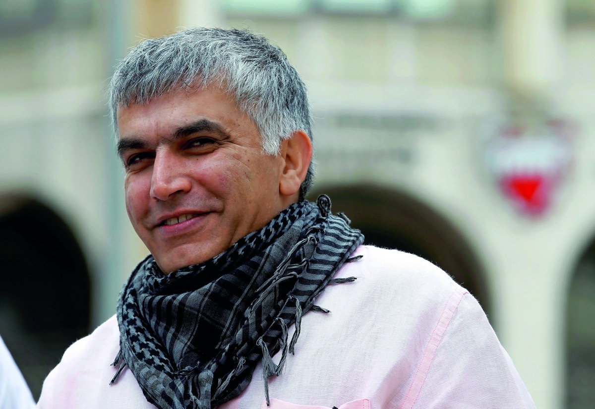 Bahraini human rights activist Nabeel Rajab arrives for his appeal hearing at court in Manama, February 11, 2015. Reuters/Hamad Mohammed