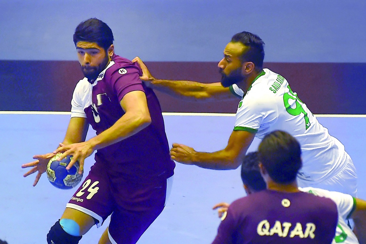 Qatar’s Wajdi Sinen in action during the 2018 Asian Games in Jakarta.