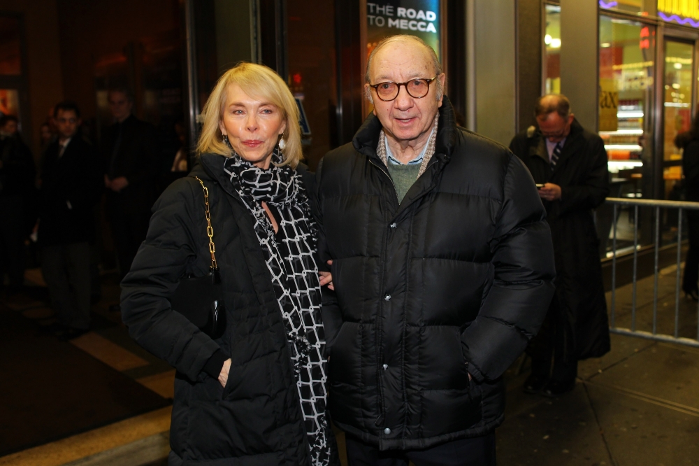 

Neil Simon and his wife actress Elaine Joyce attend 