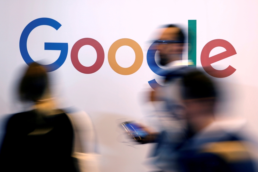 The logo of Google is pictured during the Viva Tech start-up and technology summit in Paris, France, May 25, 2018. Reuters/Charles Platiau 