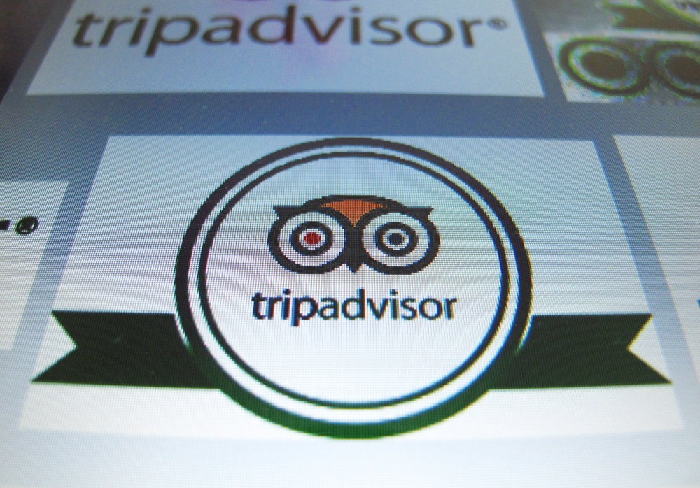 The logo for travel website company TripAdvisor is shown on a computer screen, May 3, 2016. Reuters/Mike Blake