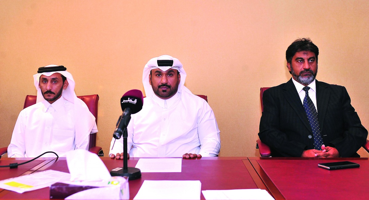 FROM LEFT: Hussein Gebran Eliahri, Head of Veterinary Quarantine Department; Abdul Aziz Mahmoud Al Ziarah, Assistant Director of Livestock Department, and Dr. Khalid Abdel Hakim Mehran, an expert from the Laboratory Biotechnology and Veterinary Laboratory