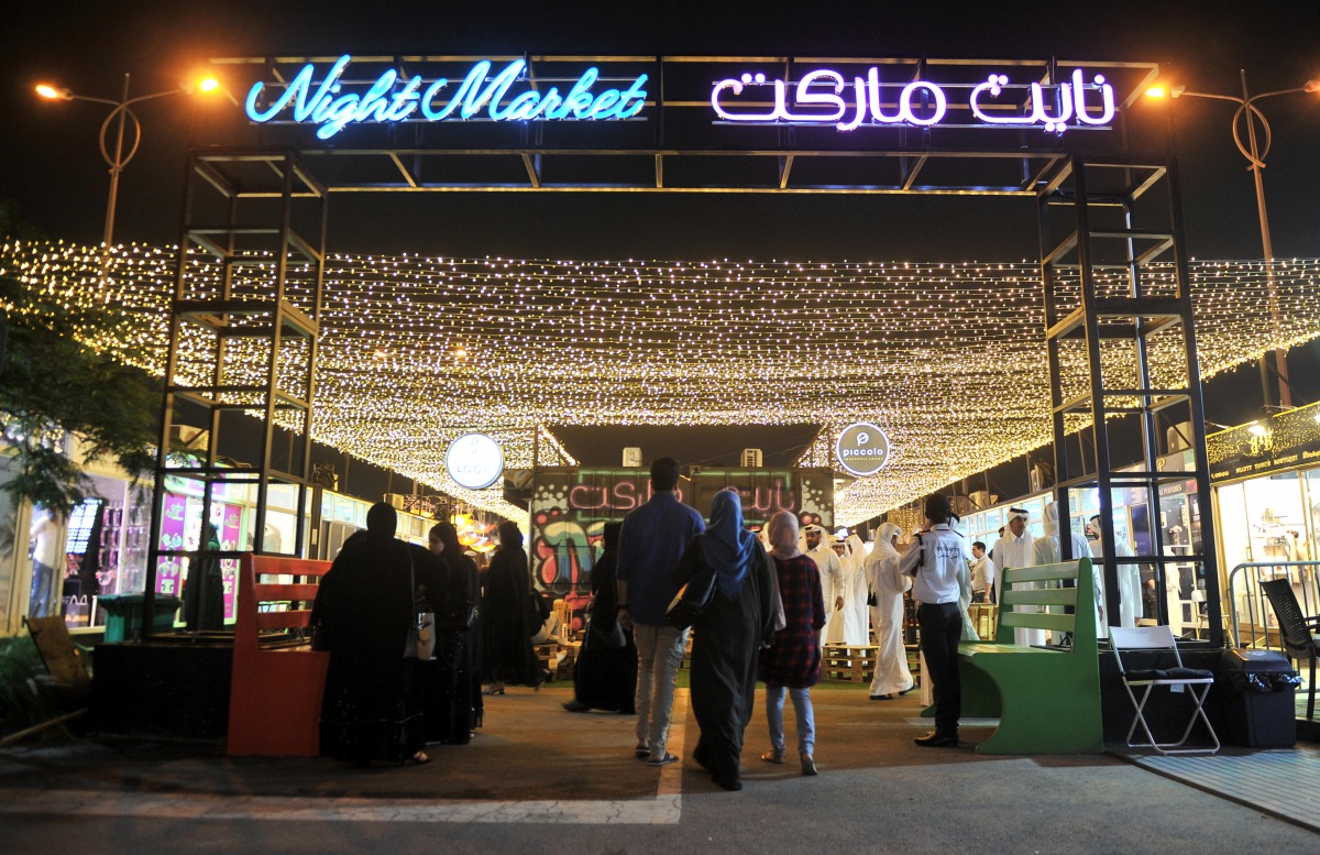 Night Market Qatar has already become a popular destination among locals and expats both. Pic: Baher Amin / The Peninsula 