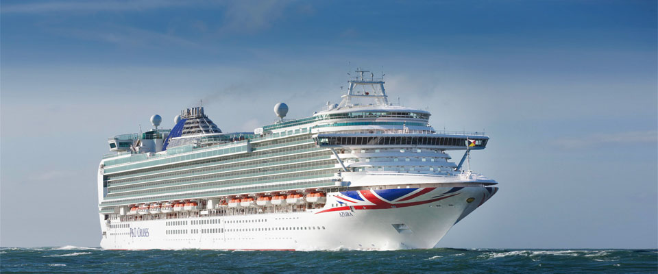 The prosecution was intended by authorities to signal a new intent to tackle pollution from cruise ships after a spot check in March on the Azura, operated by P&O Cruises, found it contained unauthorised bunker fuel. (Photo courtesy: pocruises.com) 