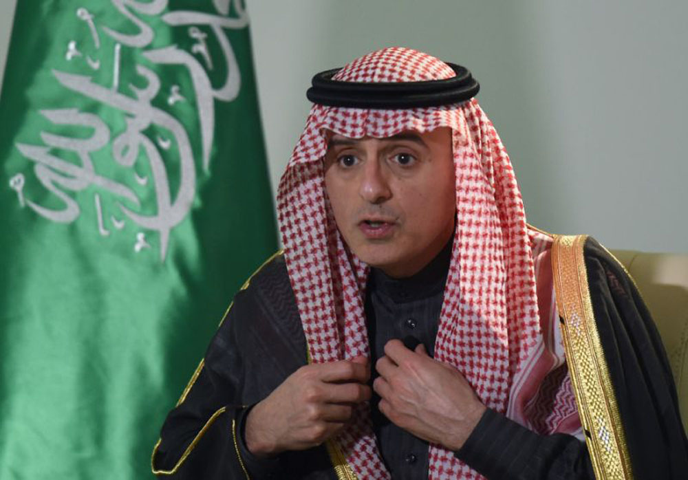 FILE PHOTO: Adel al-Jubeir, the foreign minister was replaced by Ibrahim al-Assaf. Reuters