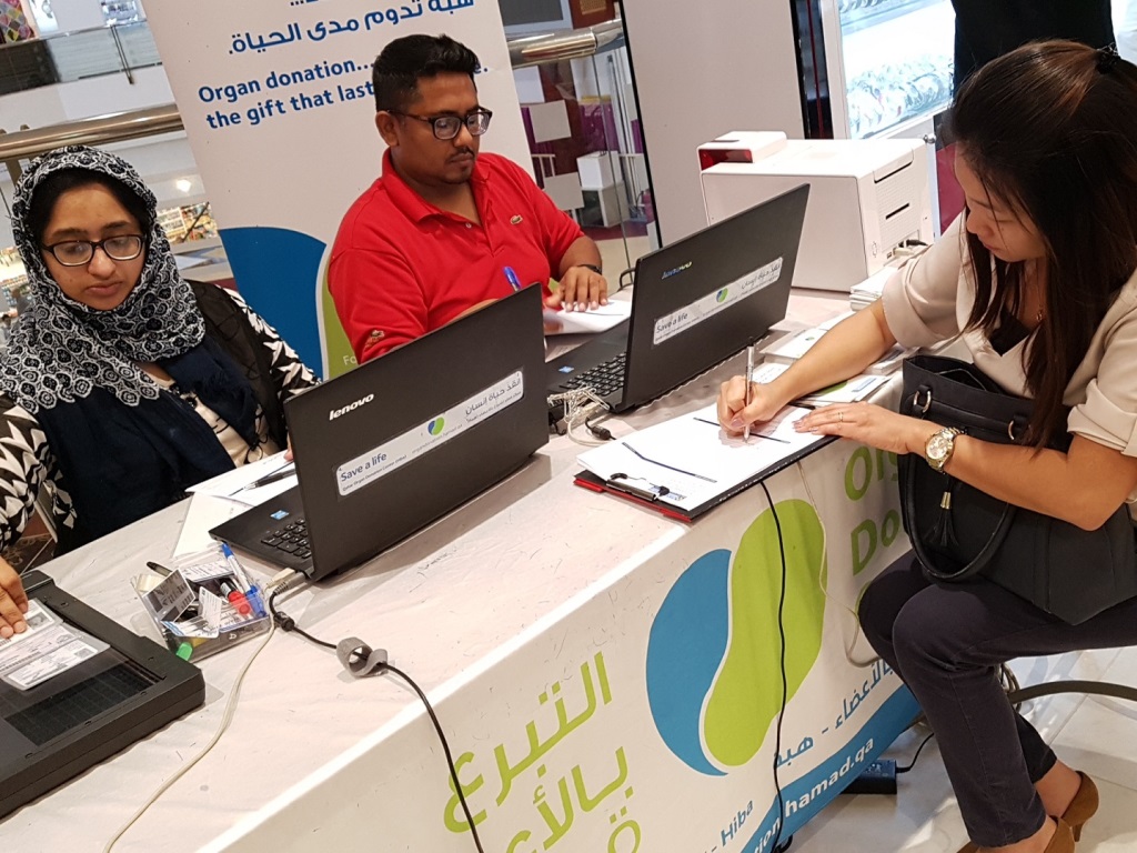 File photo of organ donors getting registered 