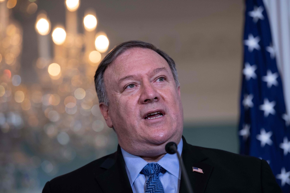 US Secretary of State Mike Pompeo (AFP / NICHOLAS KAMM/File Photo)