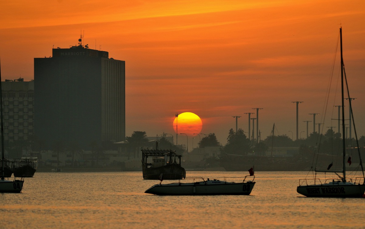 Early morning shot of Doha. Pic: Salim Matramkot / The Peninsula 