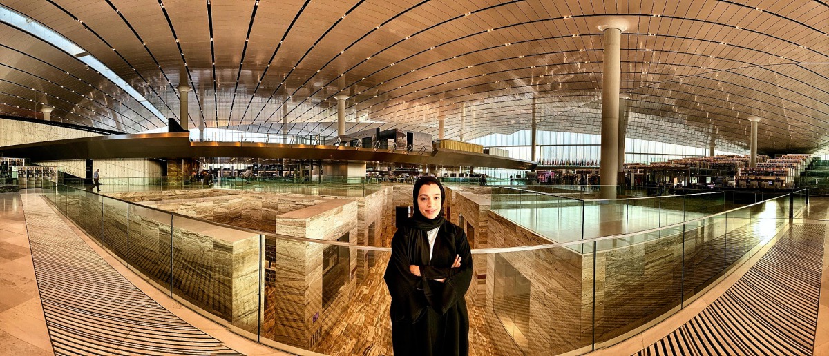 Maryam Ahmed Al Mutawa, Information Service Librarian - Historical Documents at the Qatar National Library.  Pic: Qassim Rahmatullah/The Peninsula