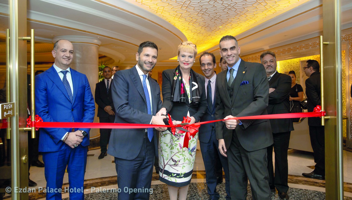 The Ambassador of Italy, Pasquale Salzano; Ambassador of Sweden, Ewa Polano, and other officials at opening ceremony. 