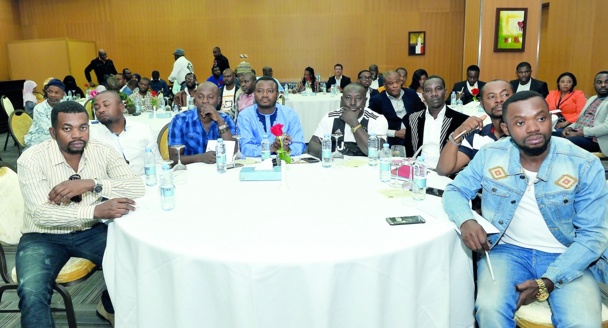 The ‘Economic Enhancement Program Forum’ organised by Nigerians in Diaspora Organization at the La Cigale Hotel in Doha on Friday.  PicS by: Salim Matramkot/The Peninsula
