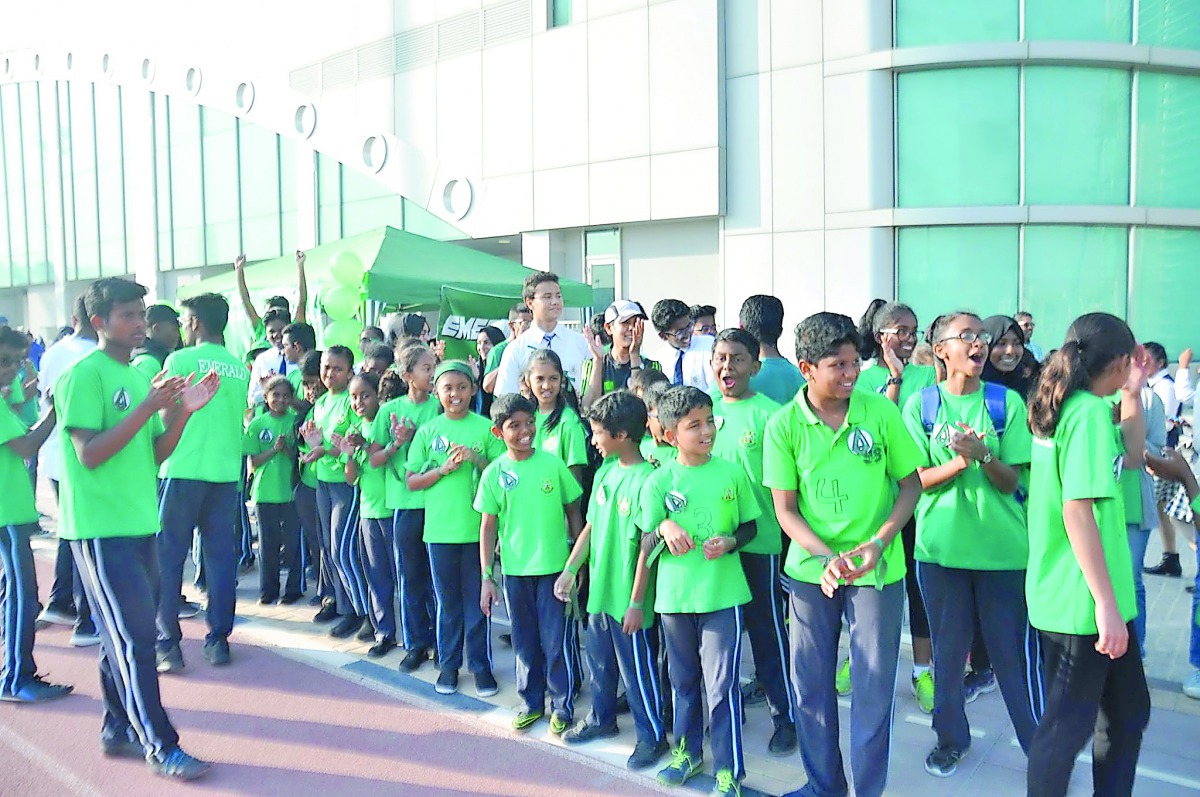 Students of Stafford Sri Lankan School-Doha