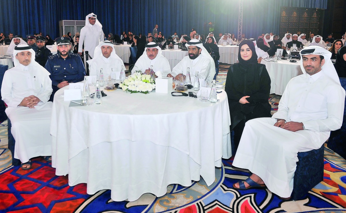 Minister of Justice and Acting Minister of State for Cabinet Affairs H E Dr Issa bin Saad Al Jafali Al Nuaimi; Minister of Transport and Communications H E Jassim bin Saif Al Sulaiti; Chairman of the Planning and Statistics Authority, Dr Saleh bin Mohamme