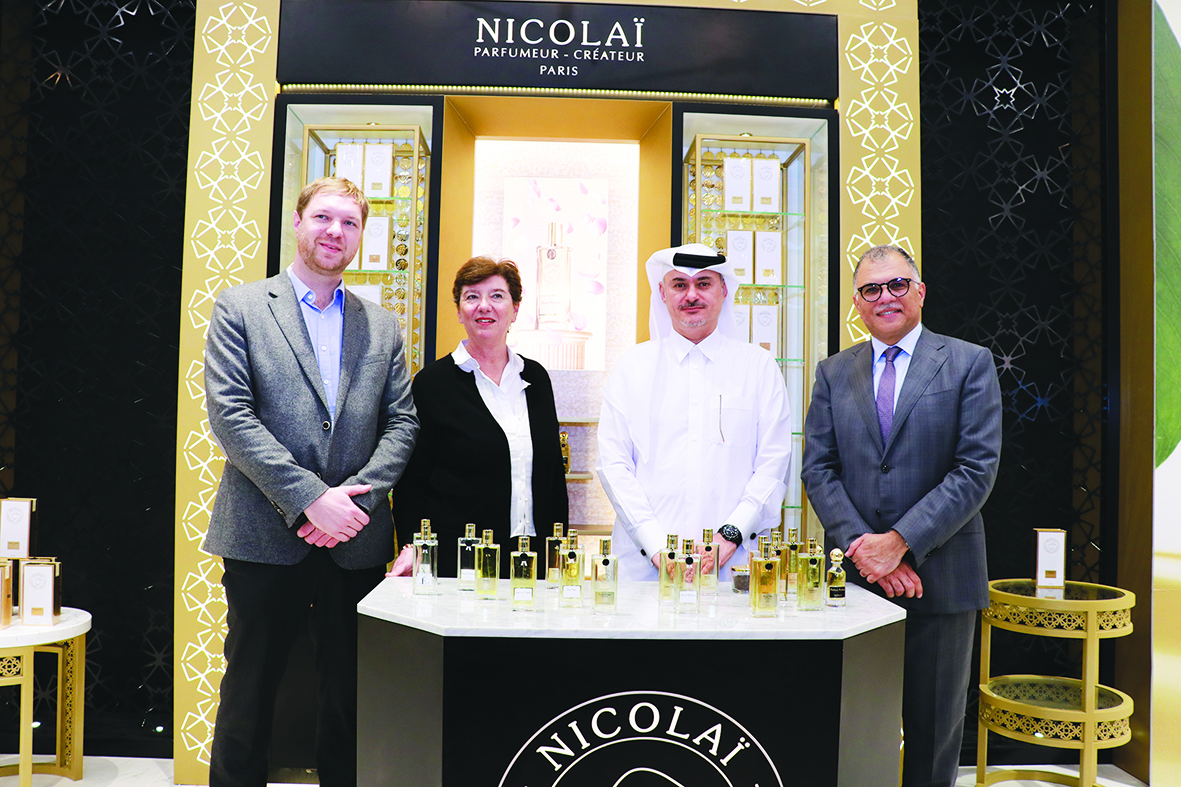 Secret Notes boutique officials at the launch of Nicolai new collection.