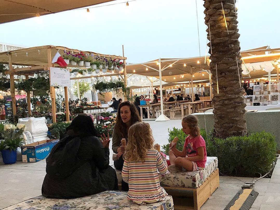 Pic: Families enjoying at the Torba Market. Instagram / Torba Farmers Market 