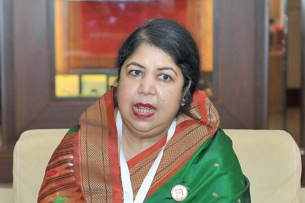 Speaker of Bangladesh’s Jatiya Sangsad (Parliament) Shirin Sharmin Chaudhury 