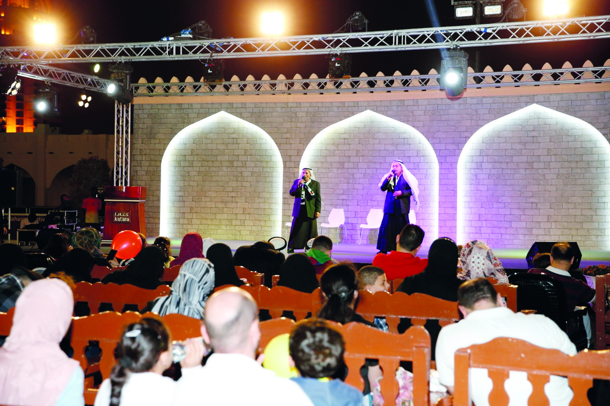 A performance at the Palestine Cultural Festival at Katara.