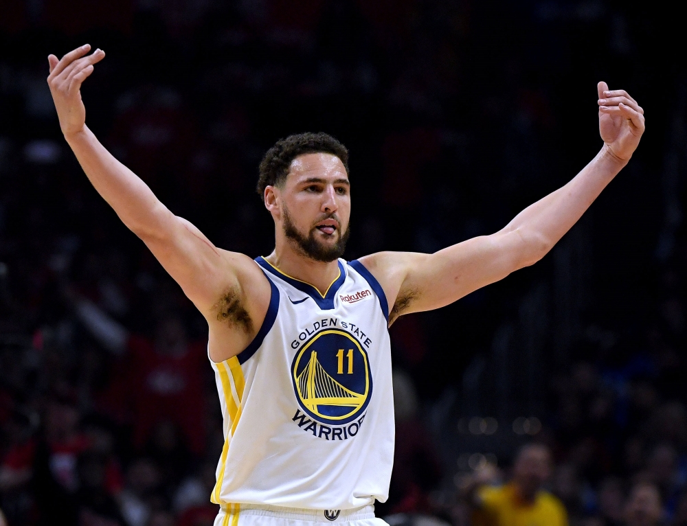 Klay Thompson. Harry How/AFP 