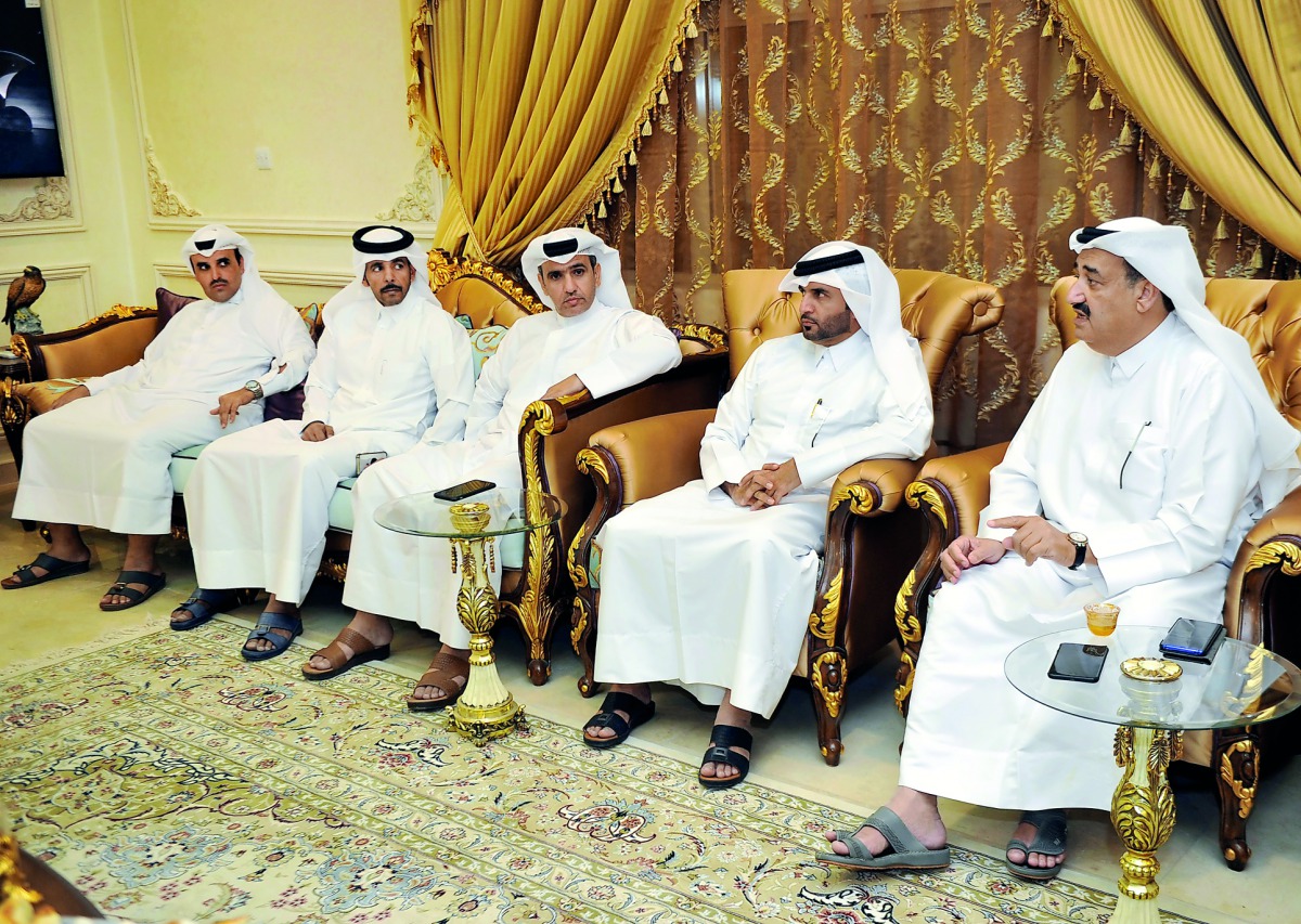 The traffic officials during the meeting with citizens. Pic: Abdul Basit / The Peninsula