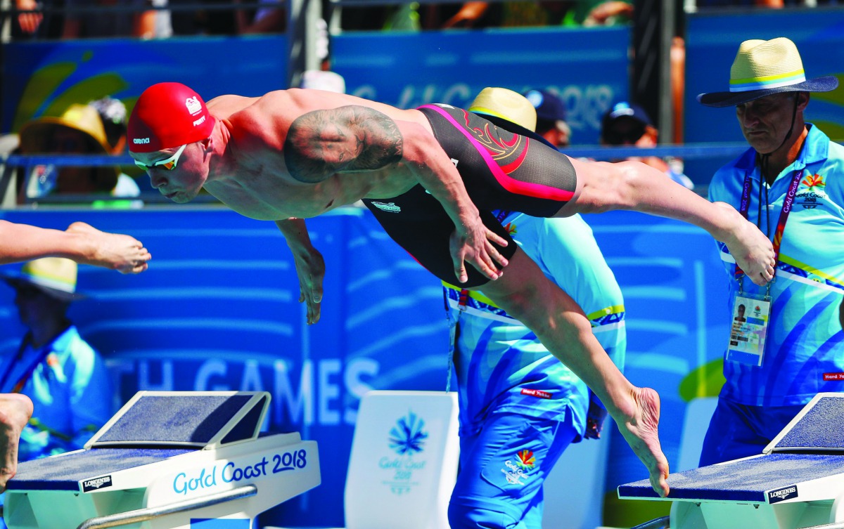 Adam Peaty of England. Reuters/David Gray/File Photo 
