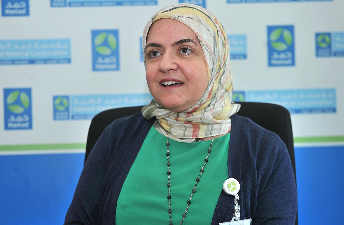 Dr. Amal El Hawari, Consultant, Internal Medicine Clinic, at the Hamad General Hospital. Pic: Baher Amin / The Peninsula 