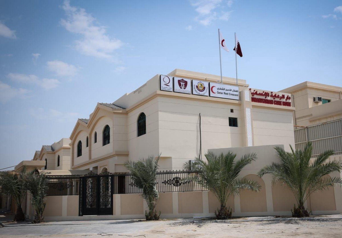 A view of the newly-opened Humanitarian Care Home in Al Mamoura.