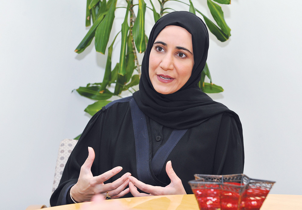 Hayfa Al Abdulla, Innovation Director, Qatar Science and Technology Park, speaking to The Peninsula. Pic: Salim Matramkot / The Peninsula