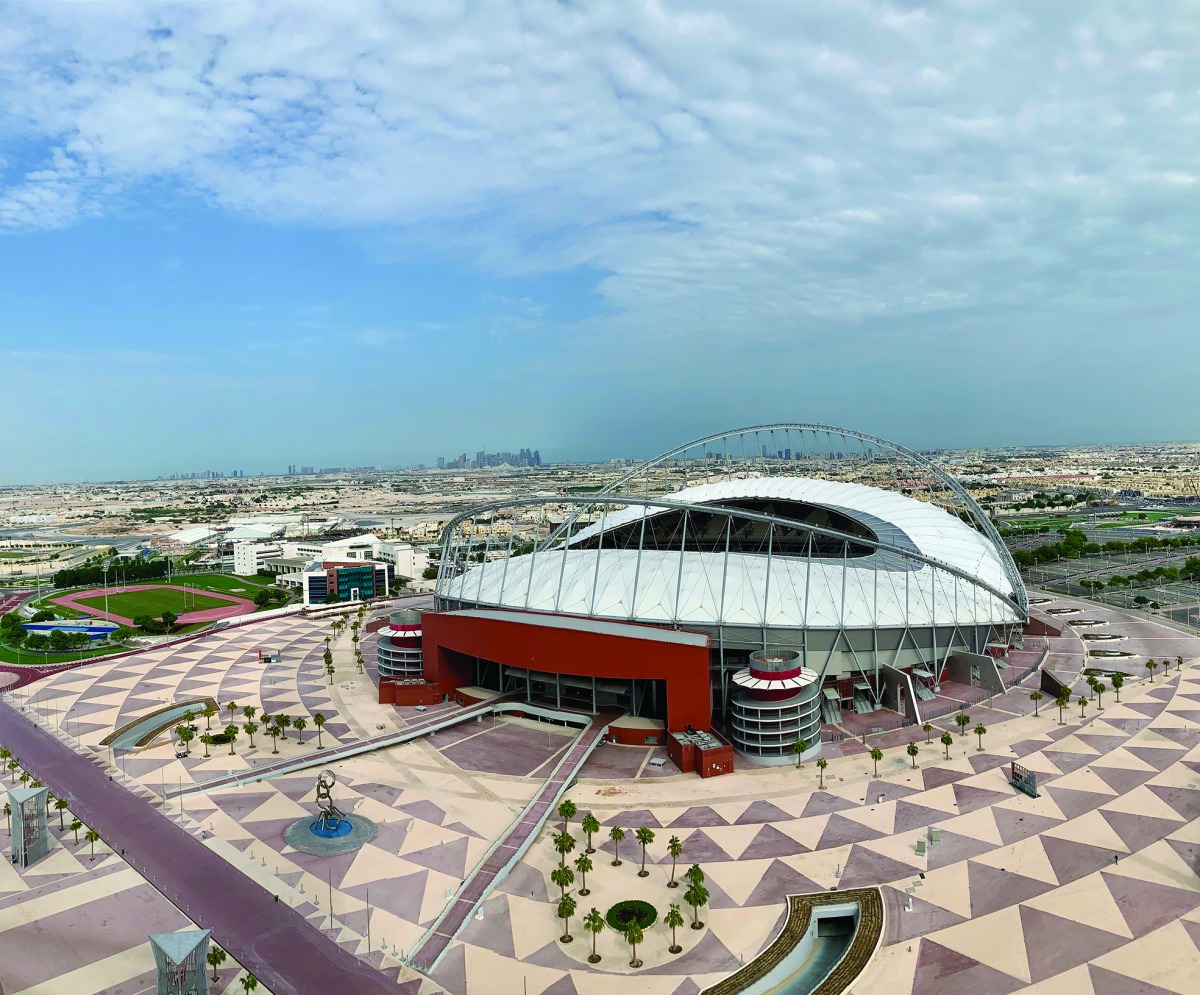 Doha’s Khalifa International Stadium, the host venue for the IAAF World Athletics Championships 2019.  Pic: Qassim Rahmatullah/The Peninsula