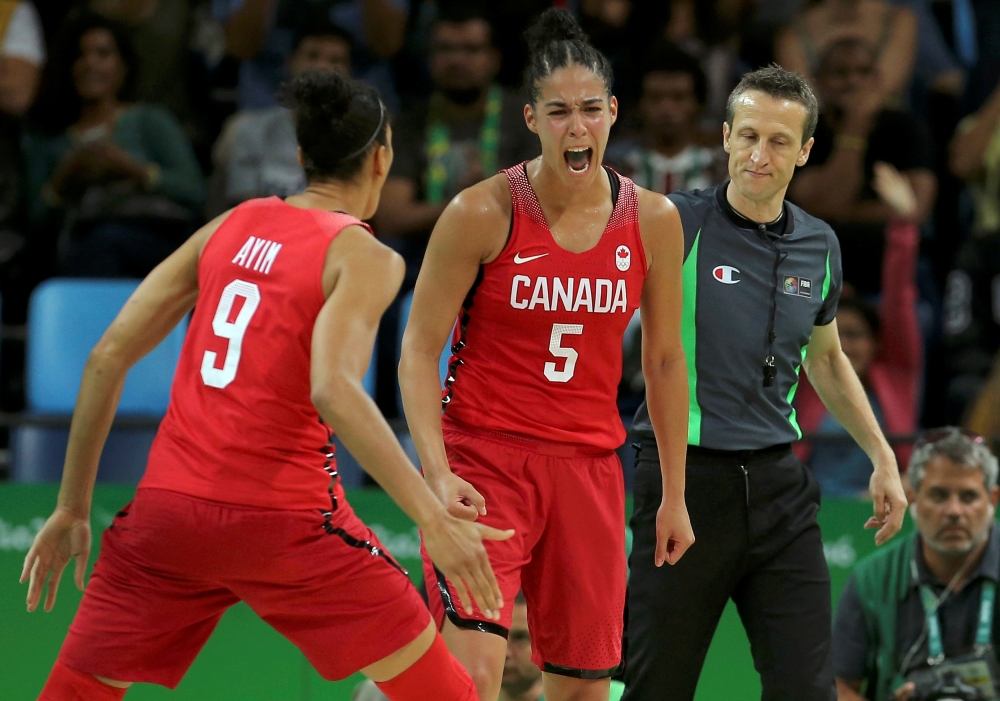 Basketball player Kia Nurse (Reuters/Jim Young)