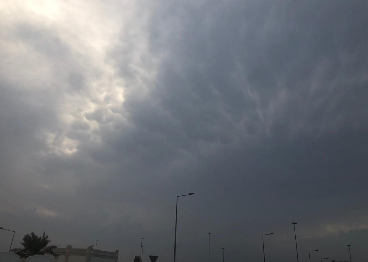 Cloudy sky at Al Thumama (Pic: Mohamad Bwary)