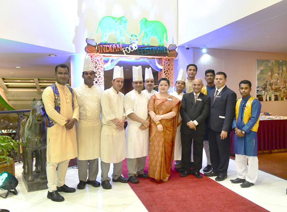 Bombay Balti staff during the Indian Food Festival.