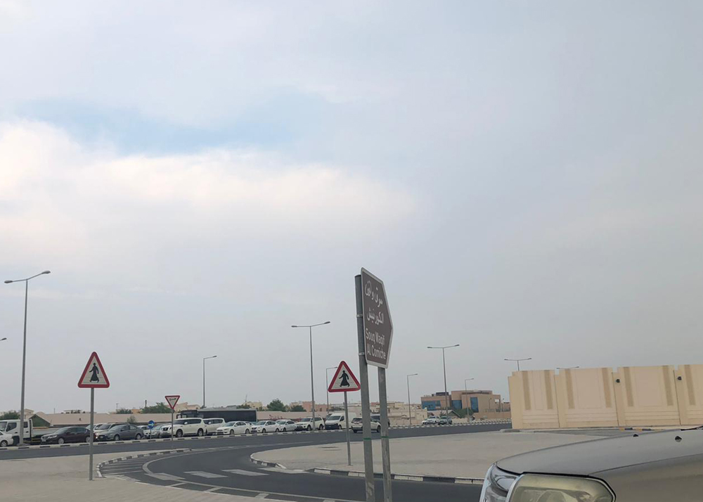 Cloudy sky at Al Thumama (Pic: Mohamad Bwary)