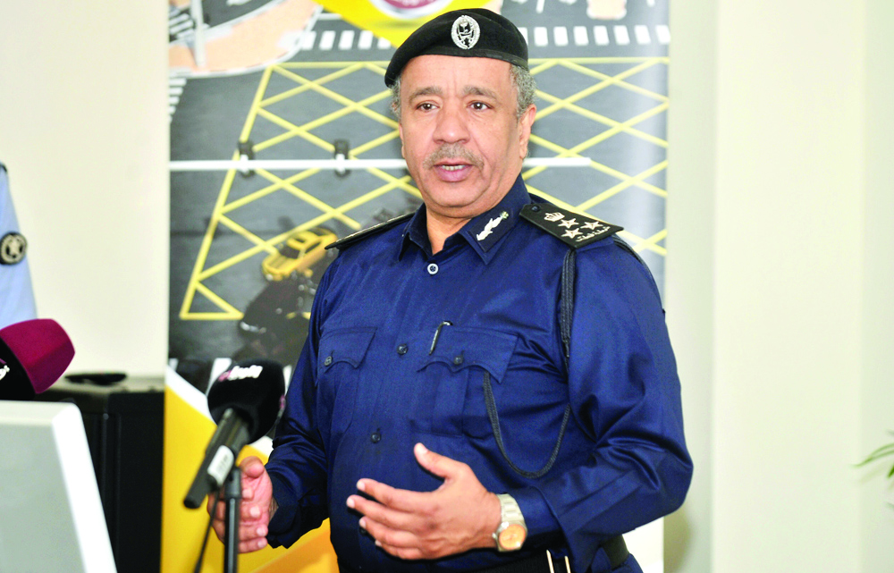 Major General Mohammed Saad Al Kharji, Director-General of the General Directorate of Traffic.