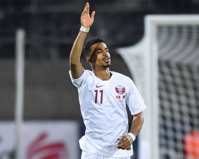 File photo of Qatar player Akram Afif 